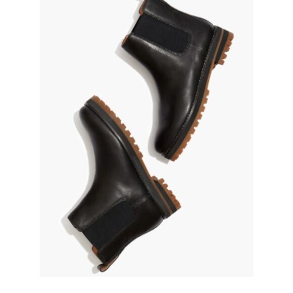 Madewell The Ivy Chelsea Boot in Leather Black 10 - Picture 6 of 6